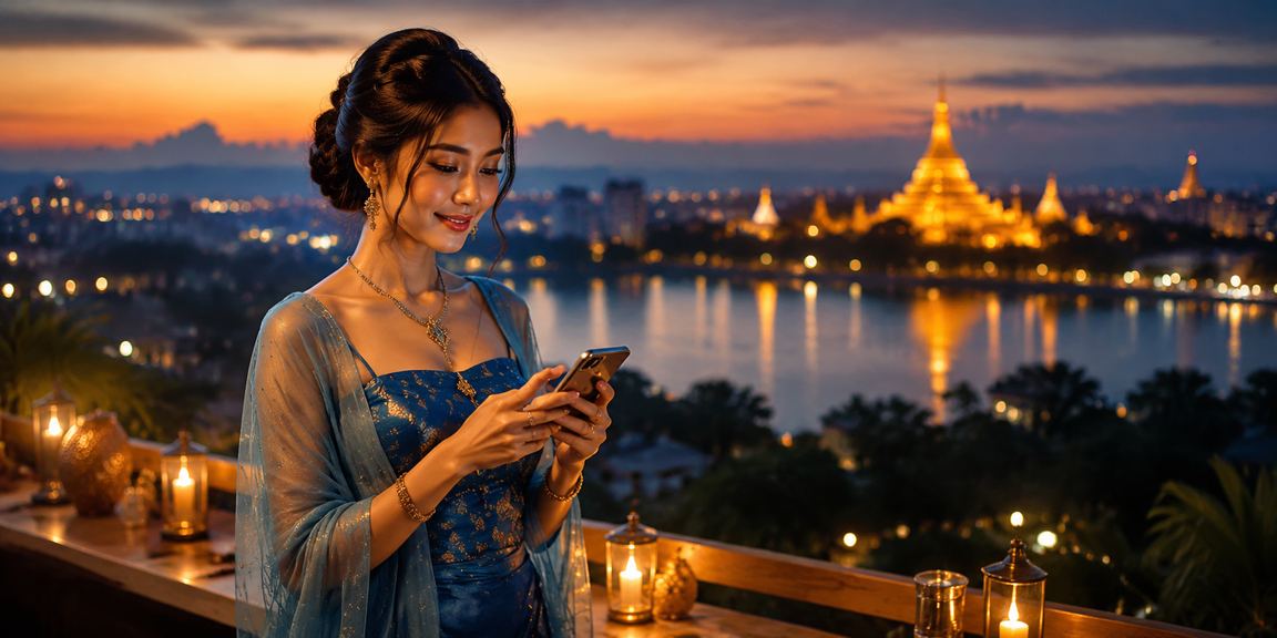 ရန်ကုန်အင်းလေးကန်တွင် မိုဘိုင်းကာစီနိုဖွင့်ကစားနေသူများ
